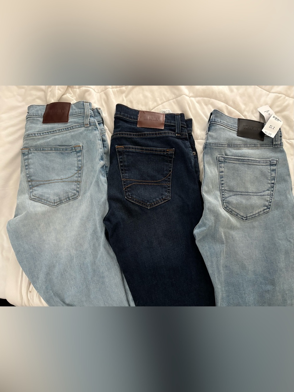 Hollister 3 Pairs of Jeans 30x28 and 30x30
